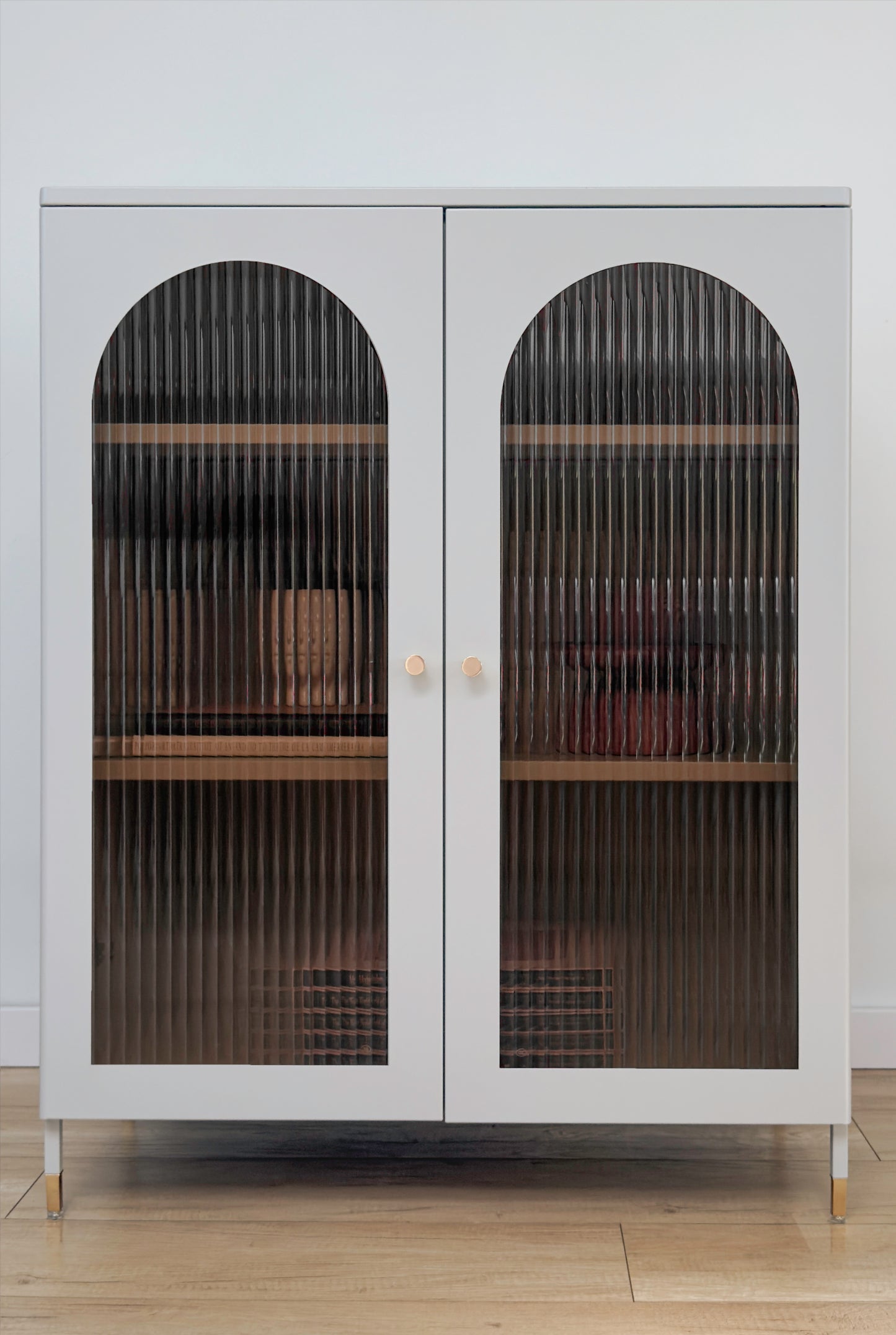 Amber Reeded Privacy Window Film