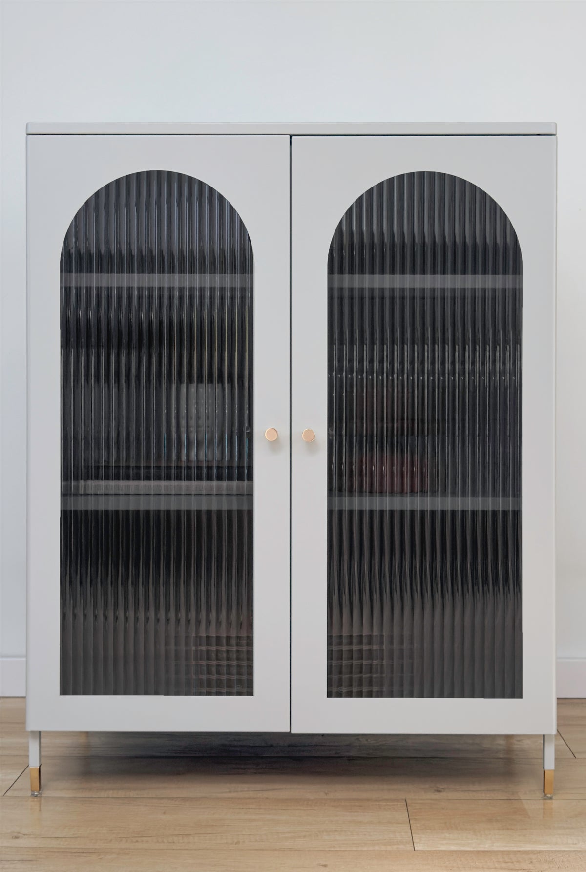 Smokey Reeded Privacy Window Film