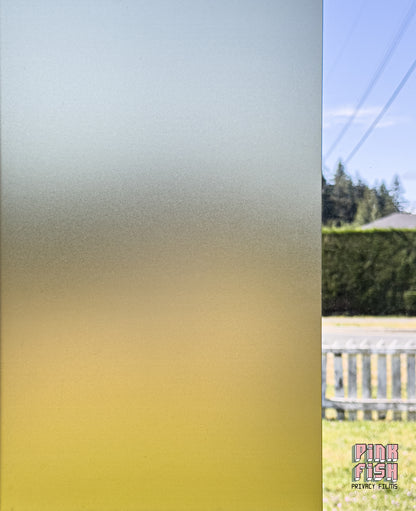 Amber Frosted Privacy Window Film