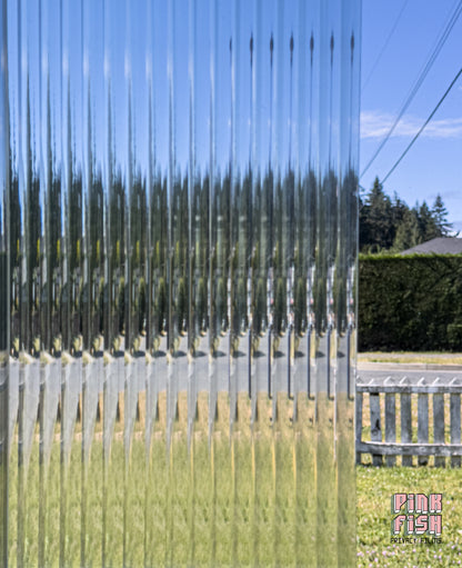 Classic Reeded Privacy Window Film