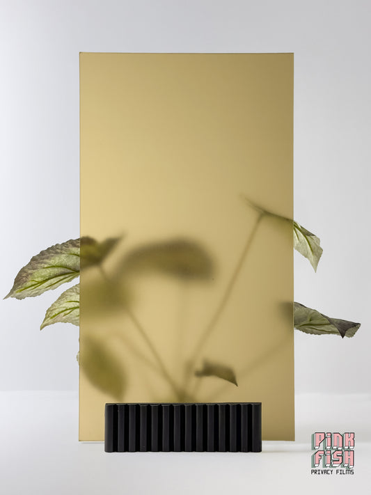 Amber Frosted Privacy Window Film